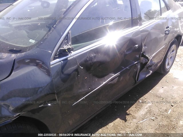 1G11B5SL4EF168191 - 2014 CHEVROLET MALIBU LS BLACK photo 6