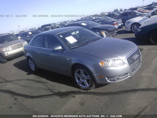 WAUDF78E37A080937 - 2007 AUDI A4 2.0T QUATTRO SILVER photo 1