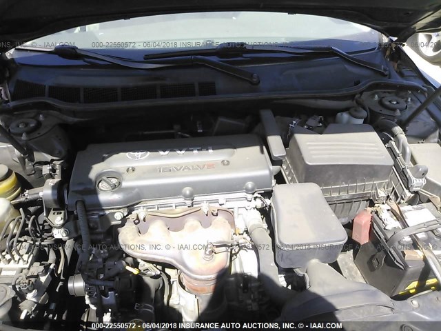 4T4BE46K58R046875 - 2008 TOYOTA CAMRY CE/LE/XLE/SE BLACK photo 10