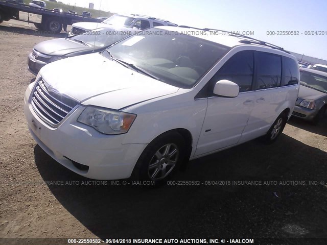2A8HR54P08R762414 - 2008 CHRYSLER TOWN & COUNTRY TOURING WHITE photo 2