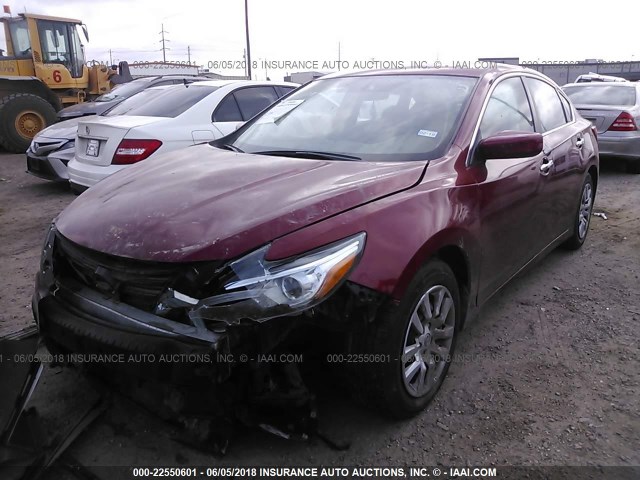 1N4AL3AP2GC224121 - 2016 NISSAN ALTIMA 2.5/S/SV/SL/SR MAROON photo 2