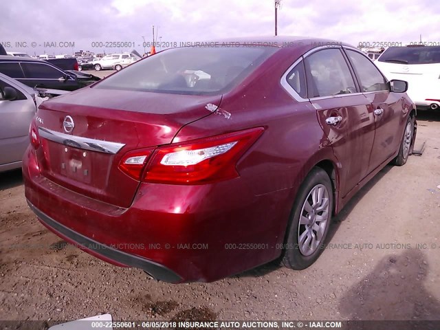 1N4AL3AP2GC224121 - 2016 NISSAN ALTIMA 2.5/S/SV/SL/SR MAROON photo 4