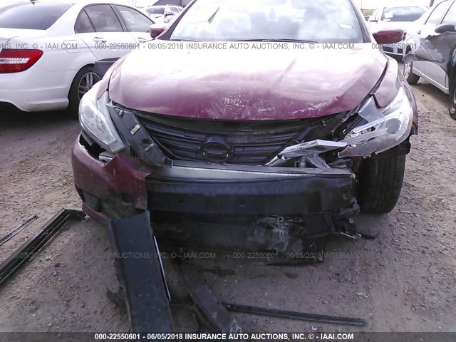 1N4AL3AP2GC224121 - 2016 NISSAN ALTIMA 2.5/S/SV/SL/SR MAROON photo 6