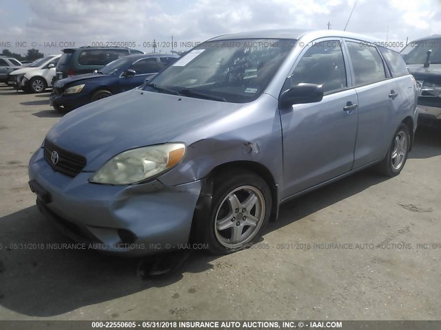 2T1KR32E15C337430 - 2005 TOYOTA COROLLA MATRIX XR BLUE photo 2