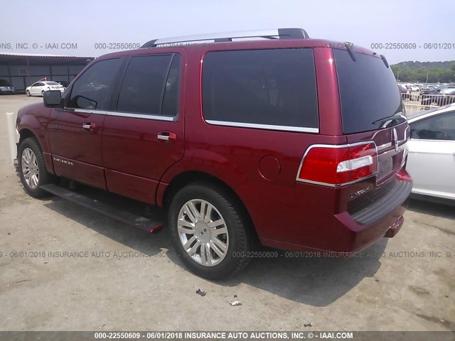 5LMJJ2H59EEL04654 - 2014 LINCOLN NAVIGATOR MAROON photo 3