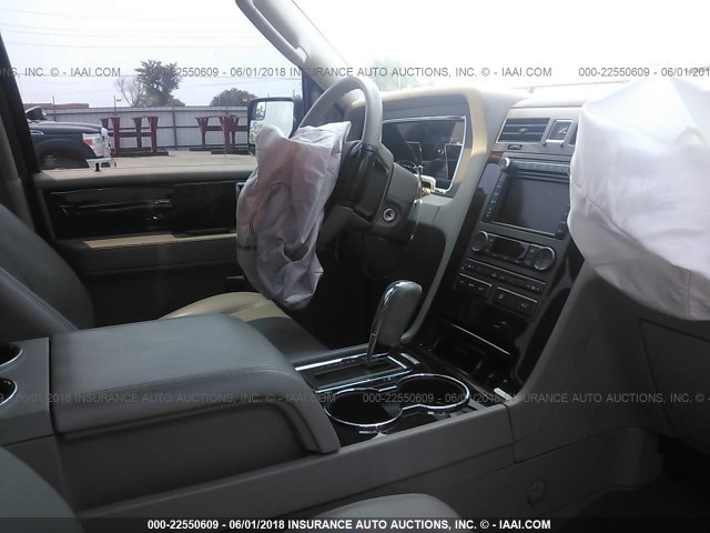 5LMJJ2H59EEL04654 - 2014 LINCOLN NAVIGATOR MAROON photo 5