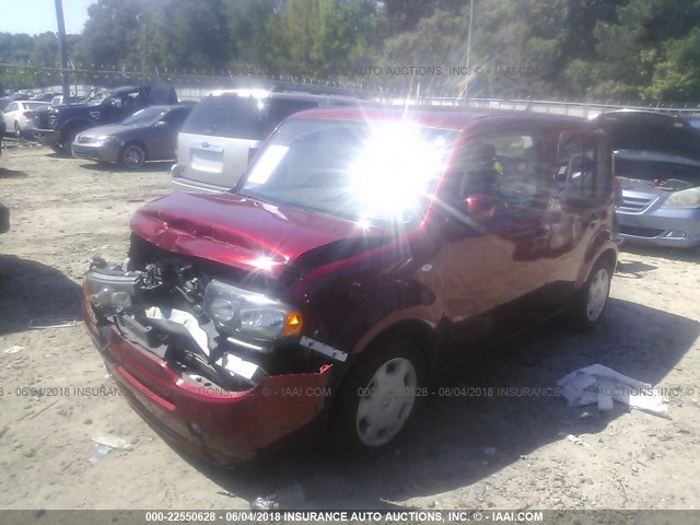 JN8AZ2KR4CT254349 - 2012 NISSAN CUBE S/SL/KROM RED photo 2