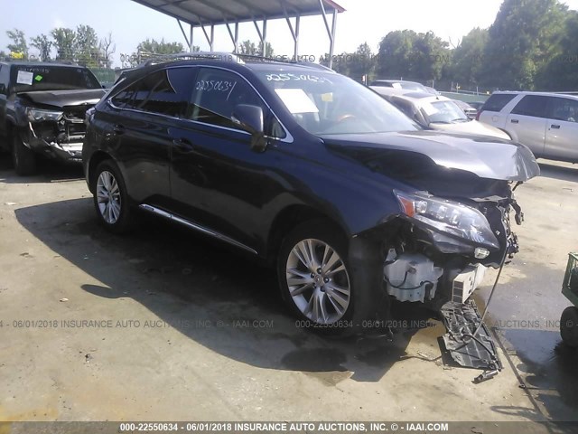 JTJBC1BA3A2415215 - 2010 LEXUS RX 450 GRAY photo 1