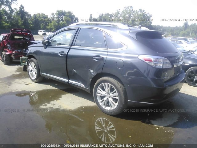 JTJBC1BA3A2415215 - 2010 LEXUS RX 450 GRAY photo 3