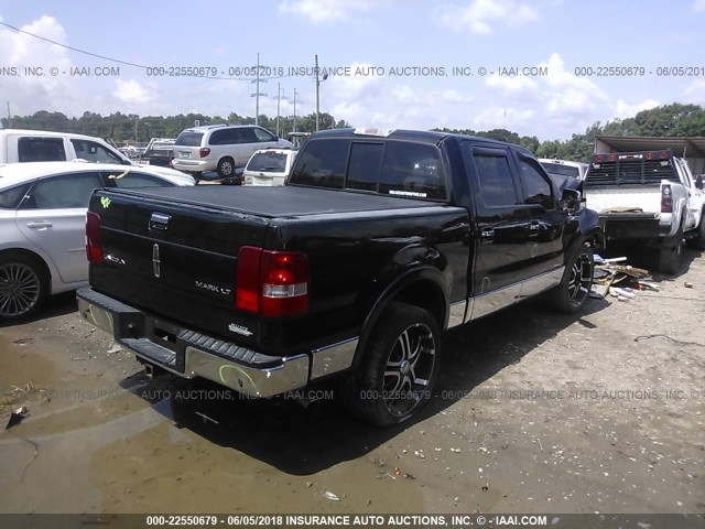 5LTPW16556FJ09675 - 2006 LINCOLN MARK LT BLACK photo 4