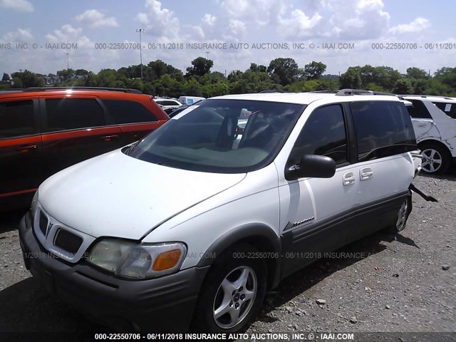 1GMDX03E3XD243689 - 1999 PONTIAC MONTANA / TRANS S  WHITE photo 2