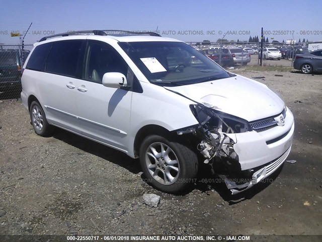 5TDZA22CX5S264936 - 2005 TOYOTA SIENNA XLE/XLE LIMITED WHITE photo 1