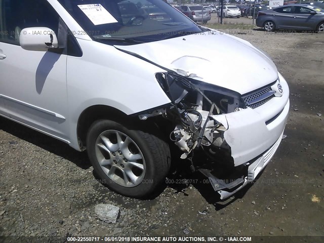 5TDZA22CX5S264936 - 2005 TOYOTA SIENNA XLE/XLE LIMITED WHITE photo 6