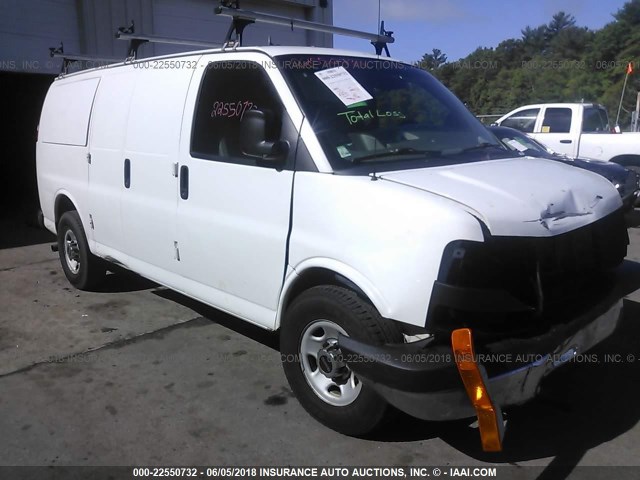 1GTW7FCG1F1225130 - 2015 GMC SAVANA G2500 WHITE photo 1