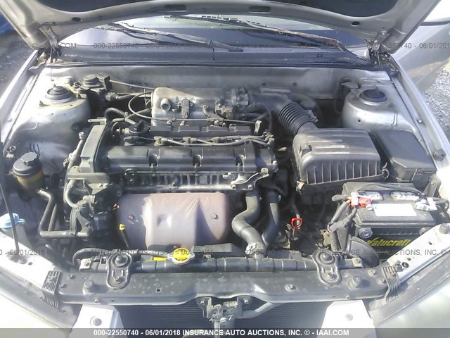 KMHDN45D62U381107 - 2002 HYUNDAI ELANTRA GLS/GT SILVER photo 10