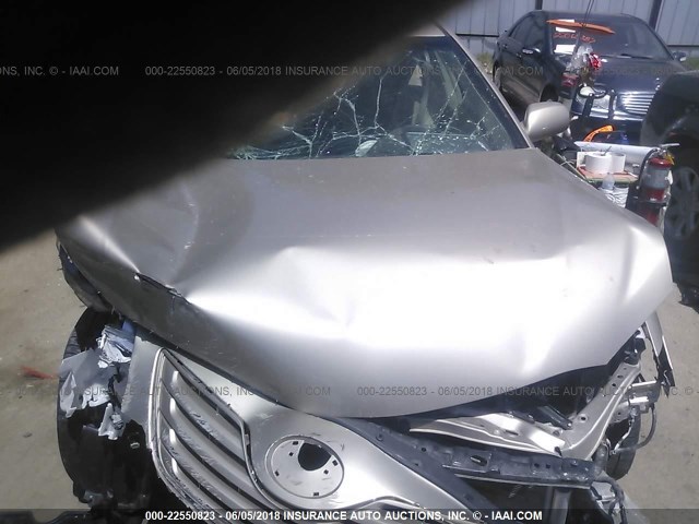 4T1BE46K99U859325 - 2009 TOYOTA CAMRY SE/LE/XLE GOLD photo 10