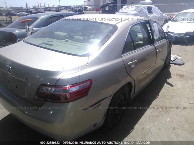 4T1BE46K99U859325 - 2009 TOYOTA CAMRY SE/LE/XLE GOLD photo 4