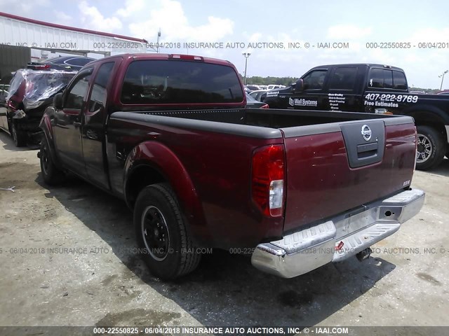 1N6BD06T26C417199 - 2006 NISSAN FRONTIER KING CAB XE MAROON photo 3