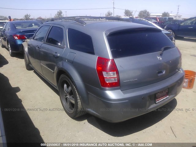 2D4FV47V36H293694 - 2006 DODGE MAGNUM SXT GRAY photo 3