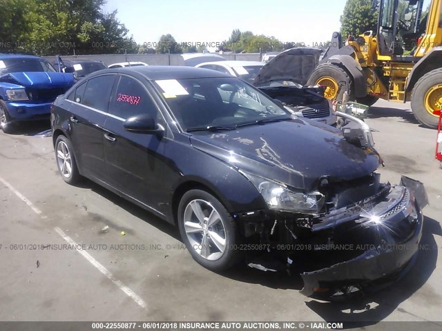 1G1PE5SB6D7238789 - 2013 CHEVROLET CRUZE LT BLACK photo 1