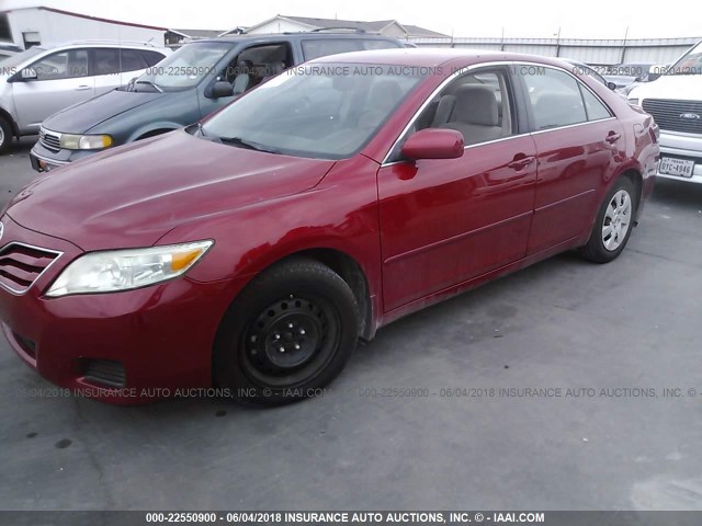 4T4BF3EK1AR059962 - 2010 TOYOTA CAMRY SE/LE/XLE 红色 照片 2