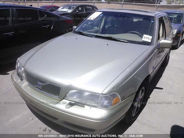 YV1LT56D2X2583997 - 1999 VOLVO S70 GOLD photo 2