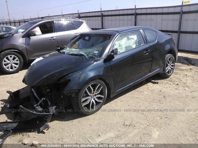JTKJF5C75FJ001309 - 2015 TOYOTA SCION TC 黑色 照片 2