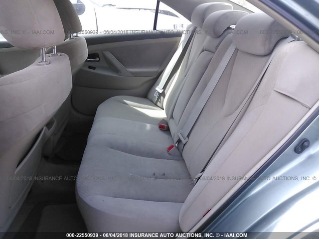 4T1BE46K09U831235 - 2009 TOYOTA CAMRY SE/LE/XLE 绿色 照片 8