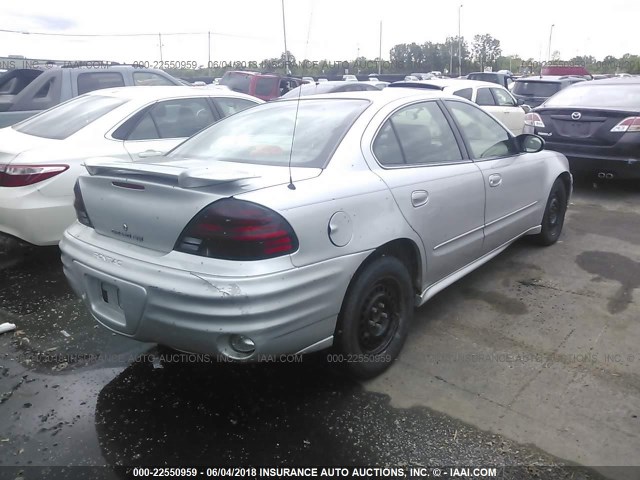 1G2NE52E45M222557 - 2005 PONTIAC GRAND AM SE SILVER photo 4