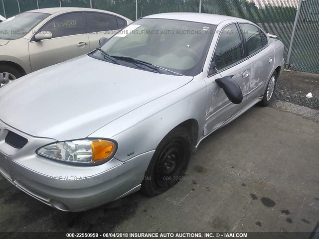 1G2NE52E45M222557 - 2005 PONTIAC GRAND AM SE SILVER photo 6