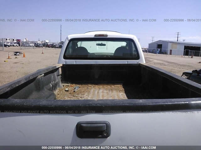 1FTNF21568EE20757 - 2008 FORD F250 SUPER DUTY WHITE photo 8