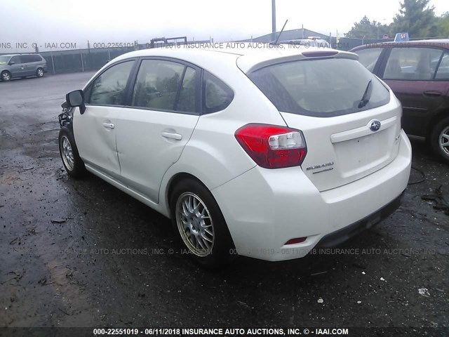 JF1GPAA66E8297230 - 2014 SUBARU IMPREZA WHITE photo 3