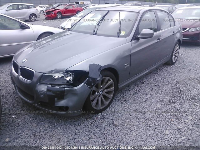 WBAPK5C54BA811243 - 2011 BMW 328 XI SULEV GRAY photo 2