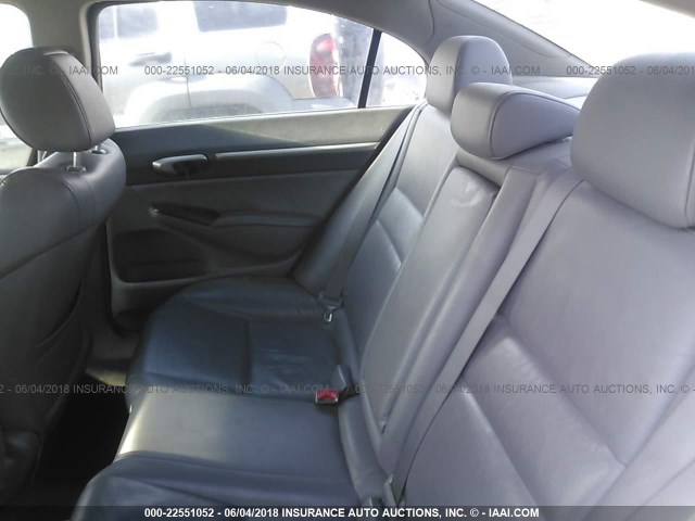 19XFA1F99BE022091 - 2011 HONDA CIVIC EXL GRAY photo 8
