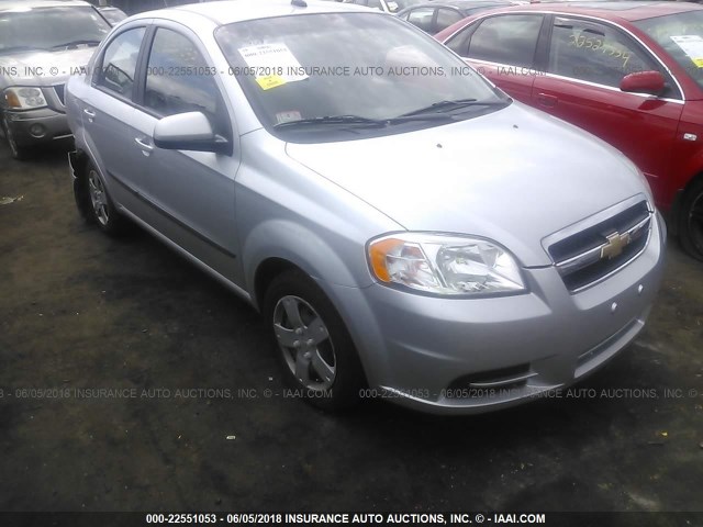 KL1TD5DEXBB188884 - 2011 CHEVROLET AVEO LS/LT 银色 照片 1