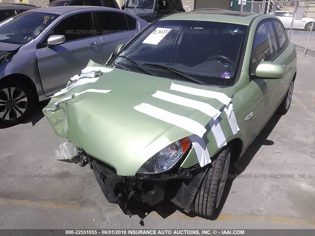 KMHCN3AC7AU173139 - 2010 HYUNDAI ACCENT SE GREEN photo 2