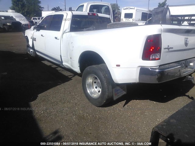 3C63RRHL2FG612962 - 2015 RAM 3500 SLT WHITE photo 3