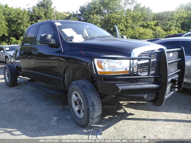 1D7KS28C16J133453 - 2006 DODGE RAM 2500 ST/SLT 黑色 照片 1