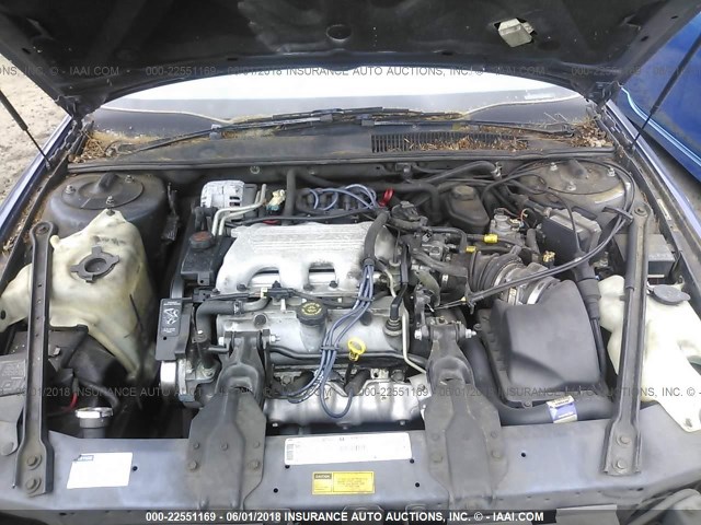 1G3WH52M8VF337780 - 1997 OLDSMOBILE CUTLASS SUPREME SL 蓝色 照片 10