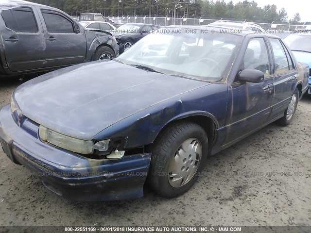 1G3WH52M8VF337780 - 1997 OLDSMOBILE CUTLASS SUPREME SL 蓝色 照片 2