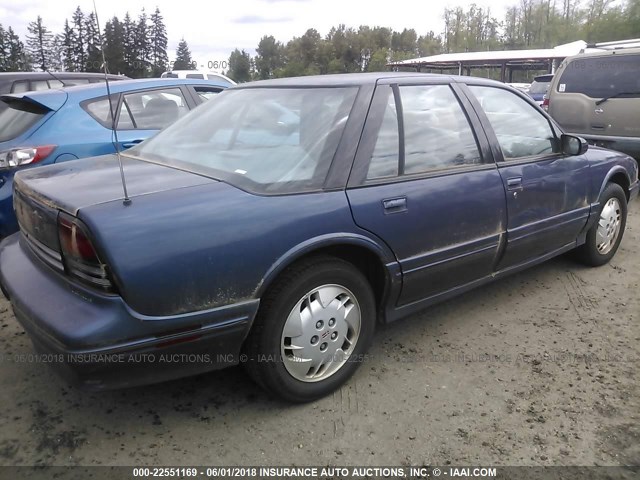 1G3WH52M8VF337780 - 1997 OLDSMOBILE CUTLASS SUPREME SL 蓝色 照片 4