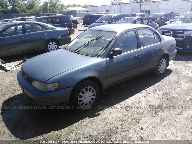 2T1AE09B2RC082164 - 1994 TOYOTA COROLLA LE/DX BLUE photo 2