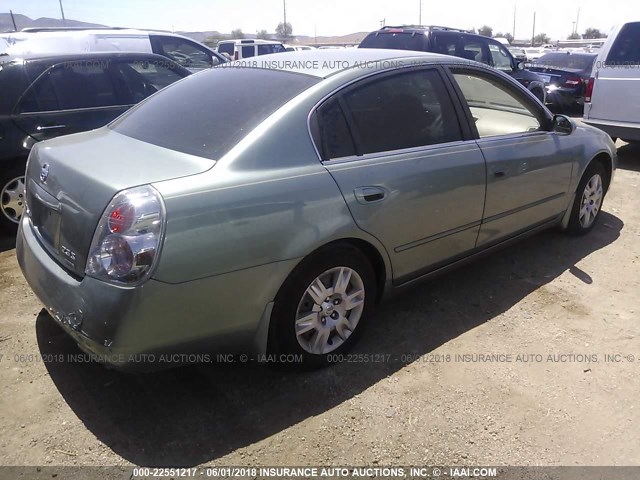 1N4AL11D56N322914 - 2006 NISSAN ALTIMA S/SL GREEN photo 4