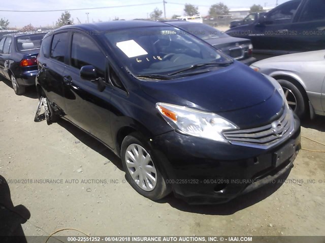 3N1CE2CP1EL387285 - 2014 NISSAN VERSA NOTE S/S PLUS/SV/SL BLACK photo 1