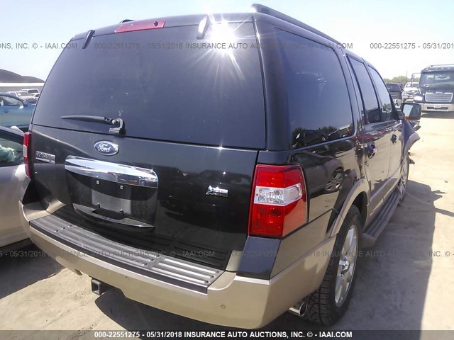 1FMJU1H53BEF42371 - 2011 FORD EXPEDITION XLT/KING RANCH BLACK photo 4