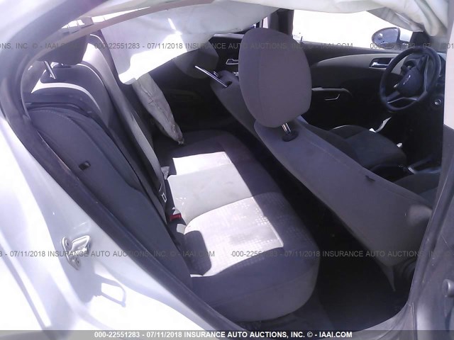 1G1JA5SH2D4165007 - 2013 CHEVROLET SONIC LS 白色 照片 8