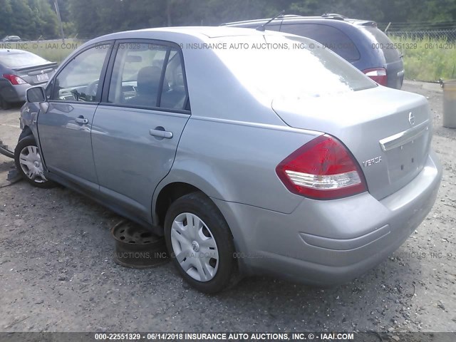 3N1BC1AP5BL413204 - 2011 NISSAN VERSA S/SL GRAY photo 3