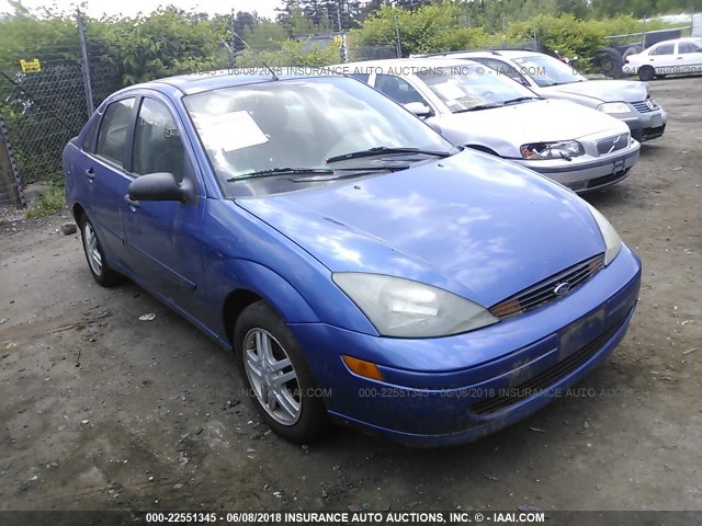 1FAFP38Z74W136581 - 2004 FORD FOCUS ZTS BLUE photo 1