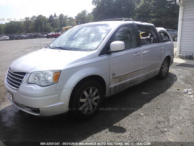 2A8HR54149R675810 - 2009 CHRYSLER TOWN & COUNTRY TOURING SILVER photo 2