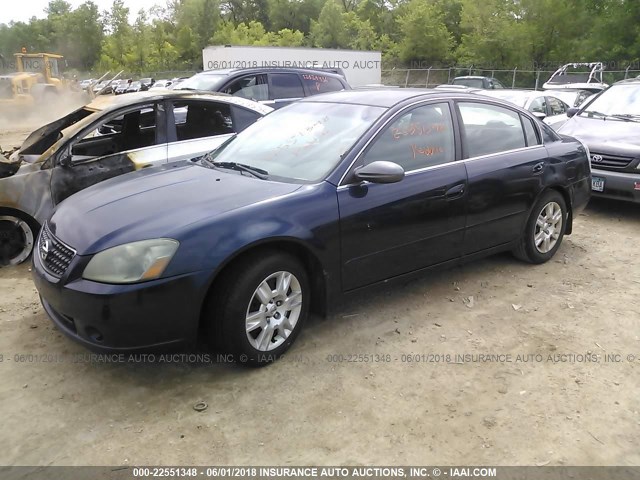 1N4AL11D16C108577 - 2006 NISSAN ALTIMA S/SL Dark Blue photo 2